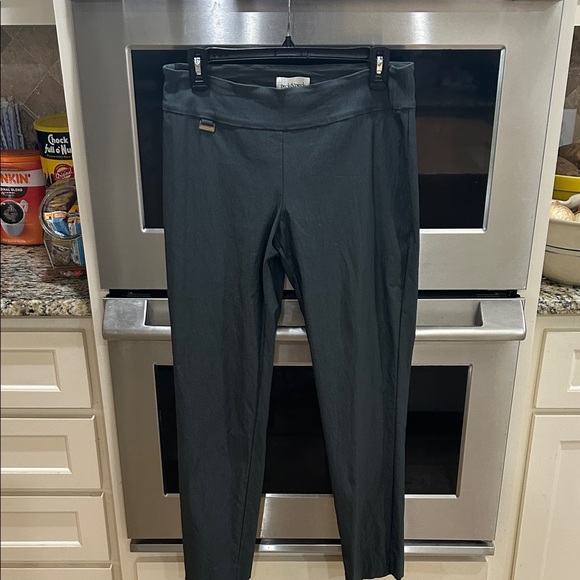 Peck & Peck Charcoal Gray pull on stretchy pants - Picture 1 of 12
